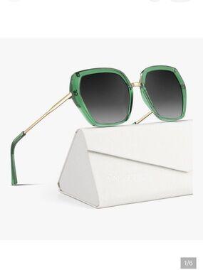 🆕 Green Square Gradient Lens Women’s Sunglasses